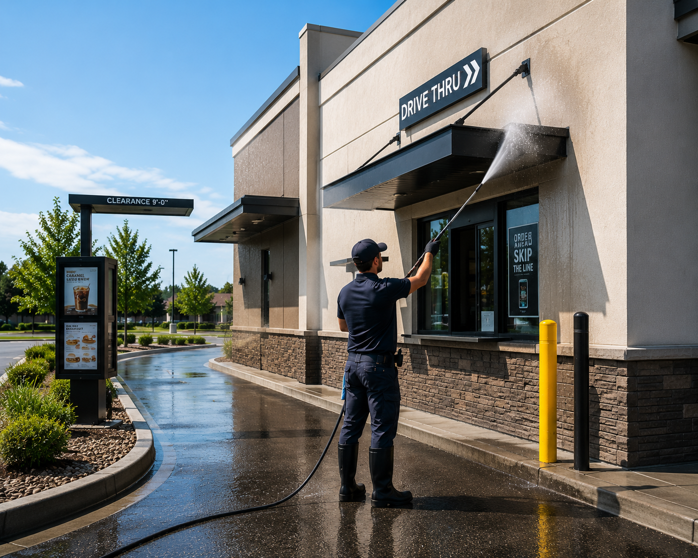 Drive-Through Cleaning service