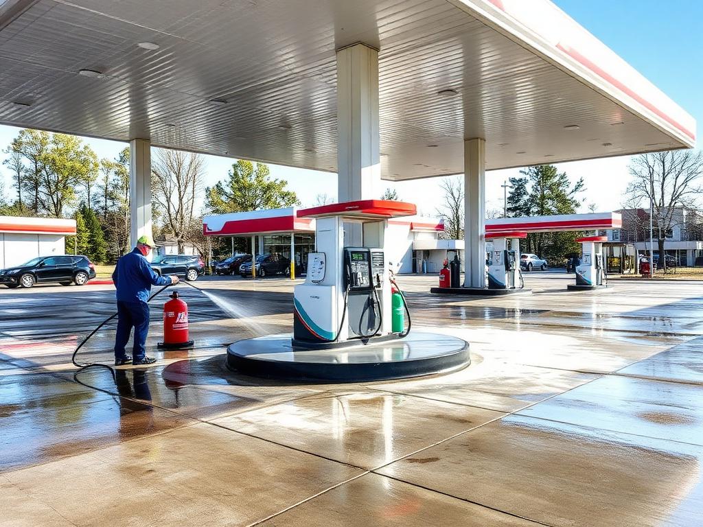 Gas Station Cleaning service
